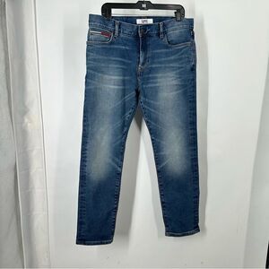 Tommy Hilfiger Mens' Size 34/30 Slim Etroite Stretch Straight Leg Jeans
